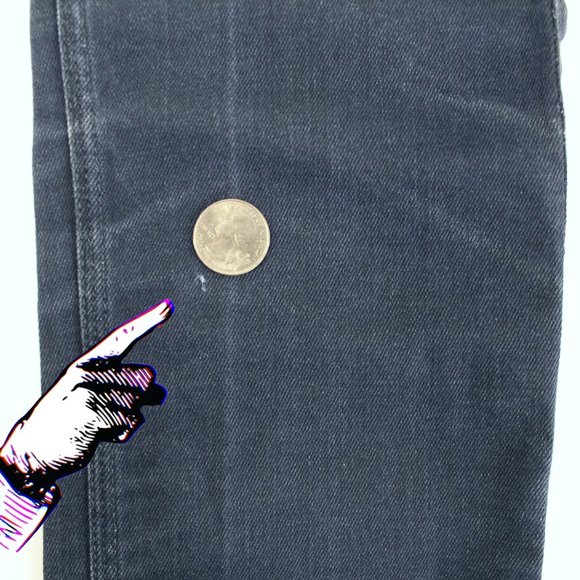 ACNE STUDIOS Maxx Jean Blue Speed Slim Skinny Low Rise Stretch Denim Men's 29x34 - Picture 16 of 16